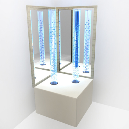 Сенсорный уголок Дуо, с колоннами, тумбой и зеркалами